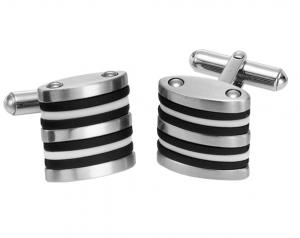 Men's Cuff Links in Stainless Steel / TS1037