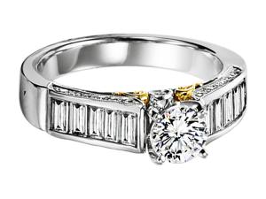 1 ctw Diamond Engagement Ring in 14K White Gold/WB5529E