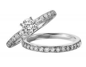 1/5 ctw Diamond Engagement Ring in 14K White Gold/WB5559E