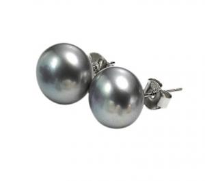 Silver F/W Pearl Earrings/FGPS9.5