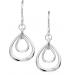 Silver Diamond Earrings / SER3010