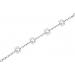 Silver Diamond Bracelet / SBR3001