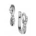 Silver 1/7 ctw Diamond Earrings / FE4059
