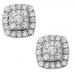 1/2 ctw Diamond Earrings in 14K White Gold /FE4070
