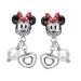 Disney Silver Minnie Mouse Earrings / FE4101