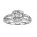 1/2 ctw Diamond Ring in 14K White Gold / FR4057