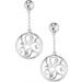 Silver Diamond Earrings /SER2054