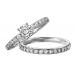 1/5 ctw Diamond Engagement Ring in 14K White Gold/WB5559E