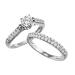 1/5 ctw Diamond Engagement Ring in 14K White Gold/WB5582E
