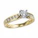 1/3 ctw Diamond Engagement Ring in 14K Yellow Gold/WB5587E